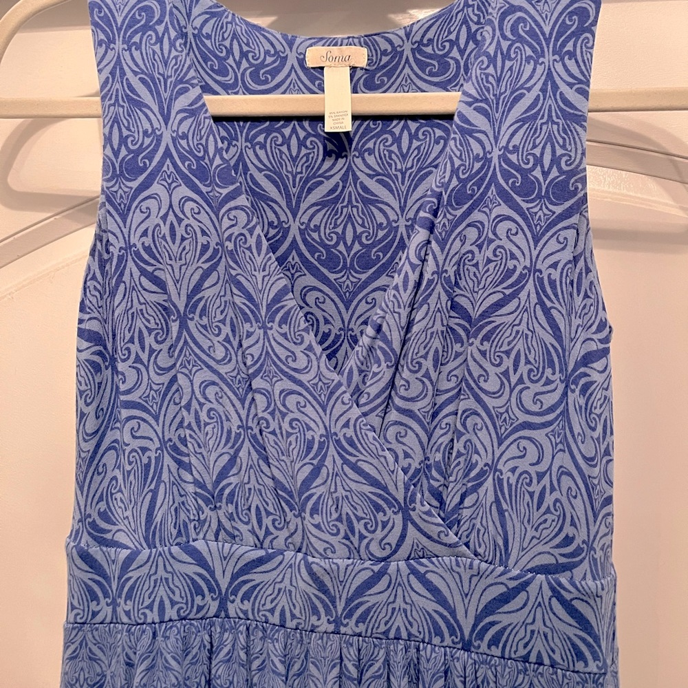 Soma high-low maxi dress with pockets, size XS